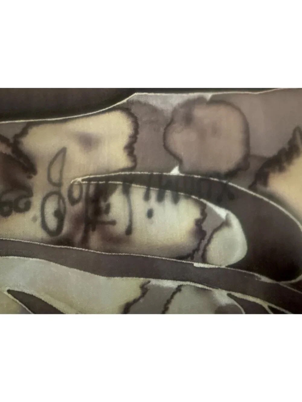 Vintage Dolores Gotti Limoux Hand-Painted Signed Silk Scarf 34